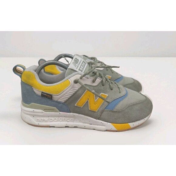 New balance 997H Men's Shoes Size 7 Blue Olive Yellow Sneakers - Picture 1 of 13